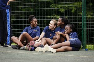 Girls Sitting