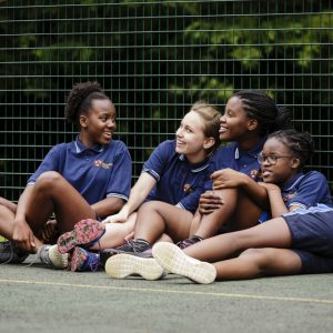 Girls Sitting
