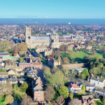 sky view of Kings Ely